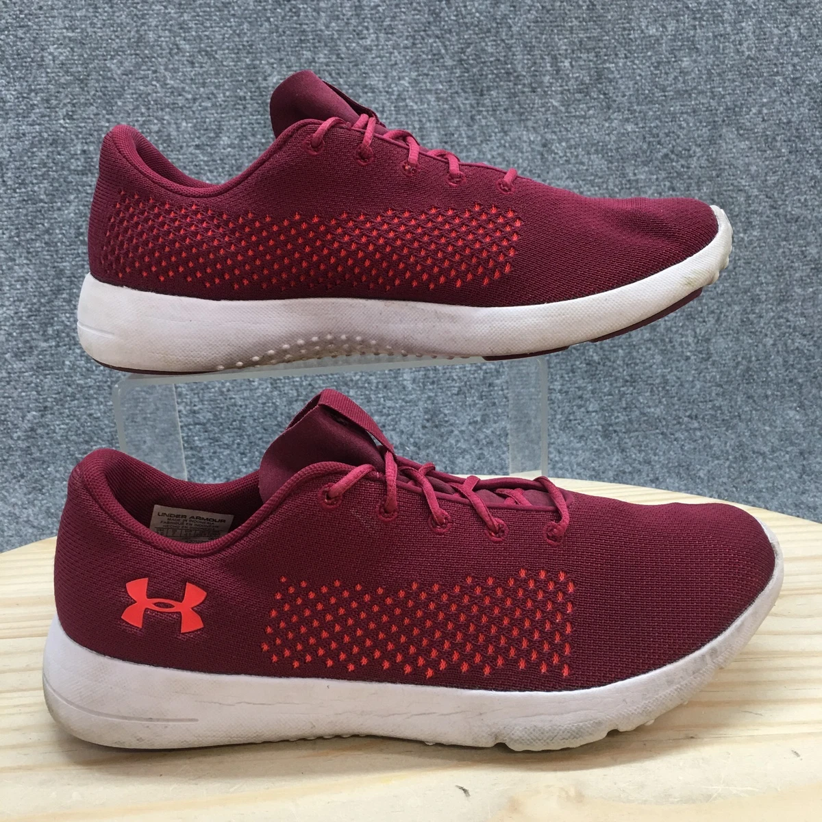 zapatillas deportivas zapatos under armour para mujer rojos