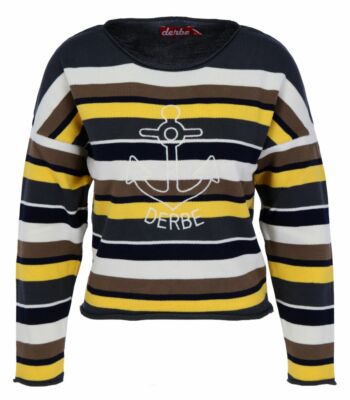 DERBE HAMBURG W-07-KN-ANCHOR_STRIPED Damen Sweat
