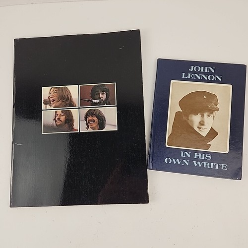 Rare 2 BEATLES Books: GET BACK 1st Edition ERROR Printing & In His Own Words