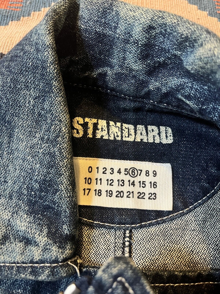 Maison Margiela MM6 Zip Biker Denim Jacket Size 36 SS/02