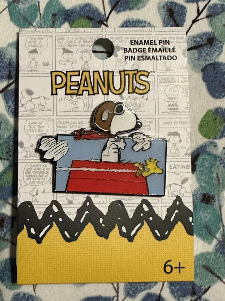 Loungefly Peanuts Snoopy Flying Ace Enamel Pin - Image 3 of 4