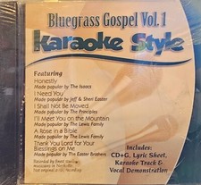 BLUE GRASS KARAOKE STYLE KARAOKE CDG