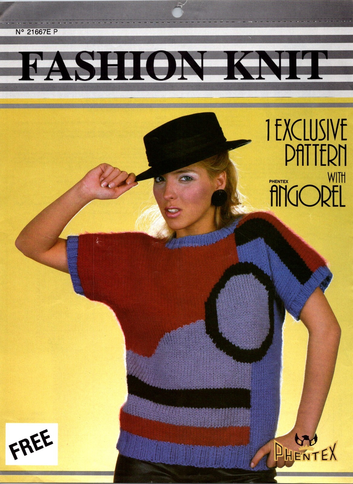 13 Single Pattern Leaflet Lot Knitting 1980's Ad Promo Fashions & Brands Fun Lot