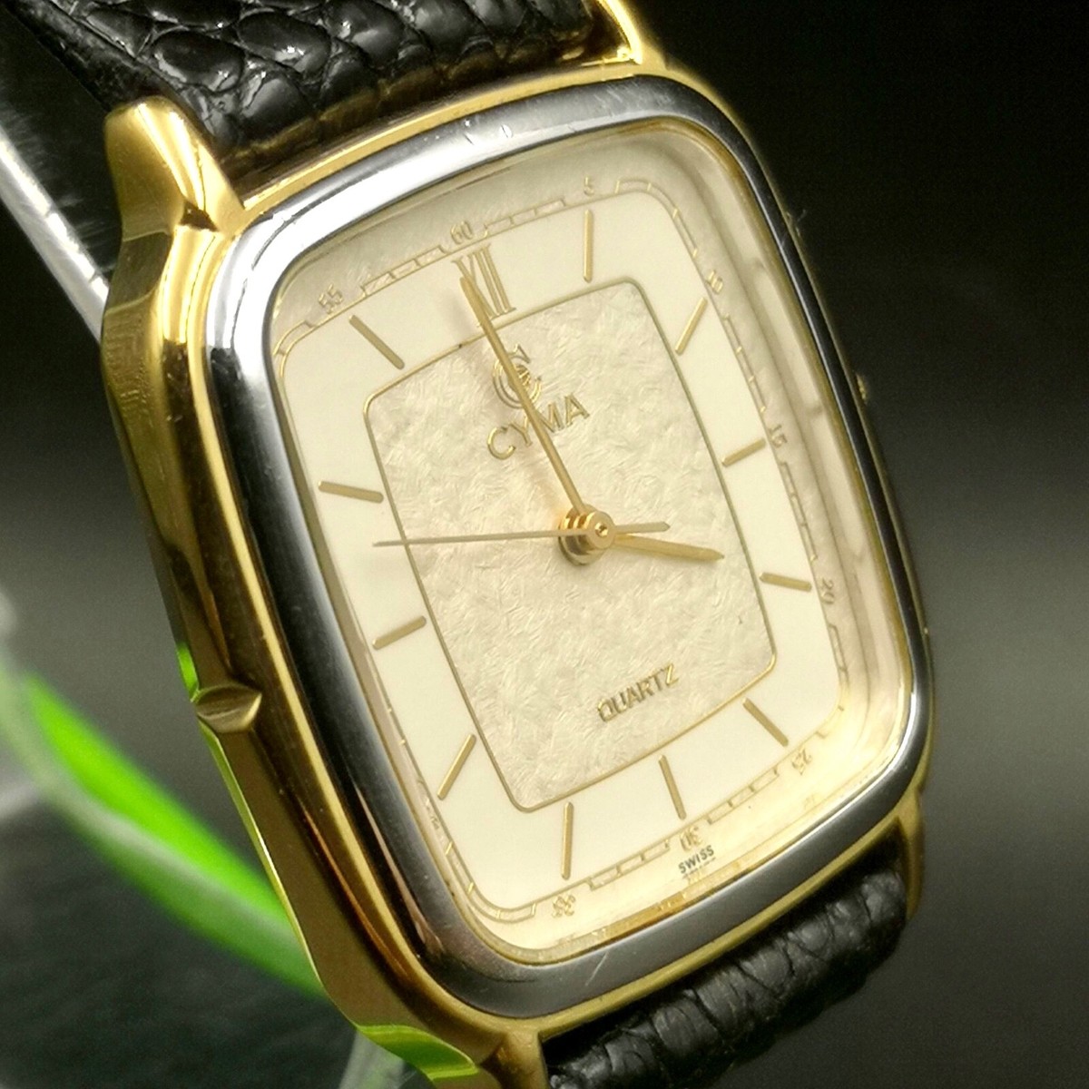 Vintage CYMA unisex Quartz watch. Come with original BOX. | eBay