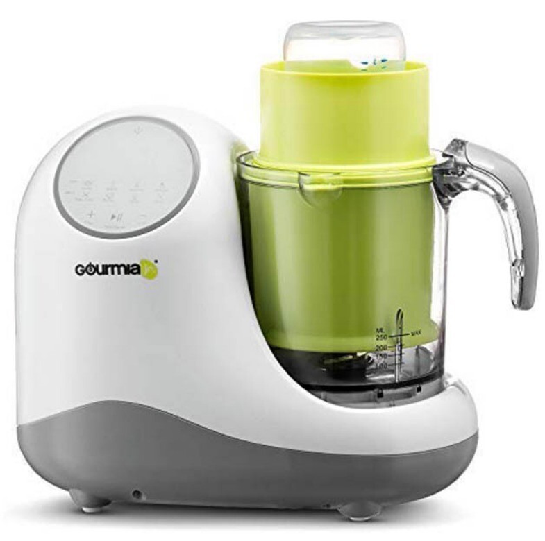GourmiaJr - 8-in-1 Blend, Steam & Sterilize - Baby Food Processor - 1YRWARRANTY