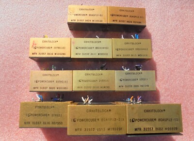 Various Cirkitblock Powercube, Isolated Output Modules (Lot of 11pcs)