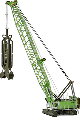 ROS SRL 1:50 Sennebogen cable excavator 6140 HD diaphragm wall grab Diecast