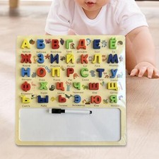 Planche de puzzles de l'alphabet, apprendre le russe, planche d'exercices