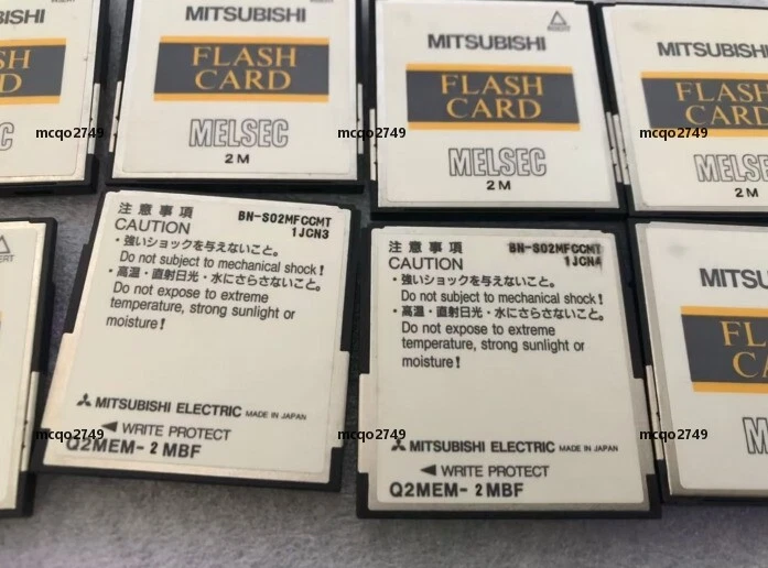 10PCS Mitsubishi FLASH CARD 2MB Q2MEM-2MBF Memory Card - Image 3 of 3