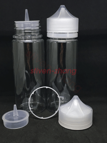Bottiglia contagocce lunga PET 60 ml 100 ml 120 ml a forma di penna doppia prova bambino - Foto 2 di 5