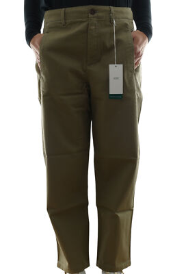 Closed Ludwig Damen Chino Hose W31 grün oliv meliert gerade Stretch-Gewebe Neu