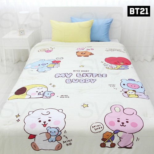 BTS BT21 Official Authentic Goods Baby Little Buddy Comforter + Express Ship - Picture 4 of 4