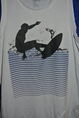 Gap Kids sleep Tank top with surfing screen size 14-New without tag - Picture 4 of 4