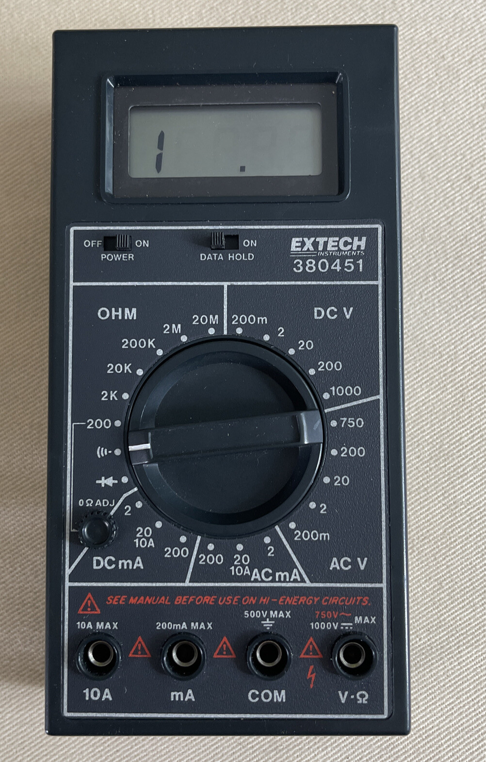 Multimeter Ebay Extech Digital Multimeter Model 380451 | eBay