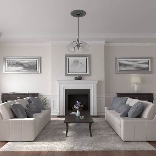 Ekena Millwork CM23BOCBC Bordeaux Deluxe Ceiling Medallion, 23 5/8 OD x 3" ID x - Picture 2 of 4