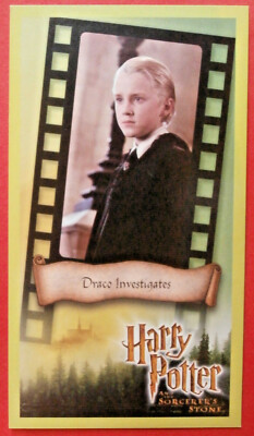 HARRY POTTER - SORCERER'S STONE - Karte #47 - DRACO INVESTIGATES - Wizards 2001