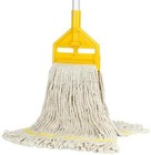 Commercial Mop Heavy Duty Industrial Cotton Mop with Long Handle,Looped-End