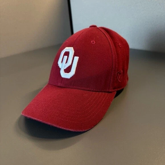Oklahoma University OU Sooners TOW Memory Fit Gorra NCAA Grande 12 CHUCK WAGON Foto 3 de 4