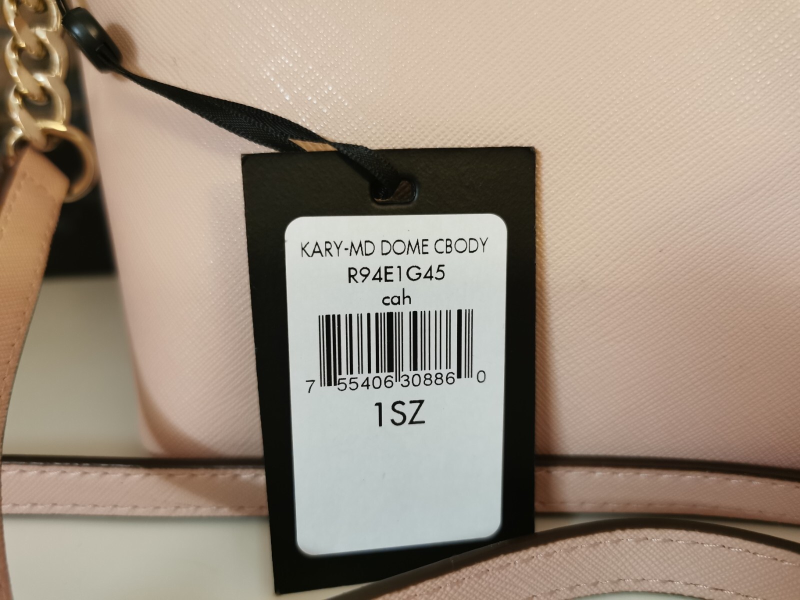 DKNY Designer KaryMD Dome CrossBody Bag in Baby PINK for sale online