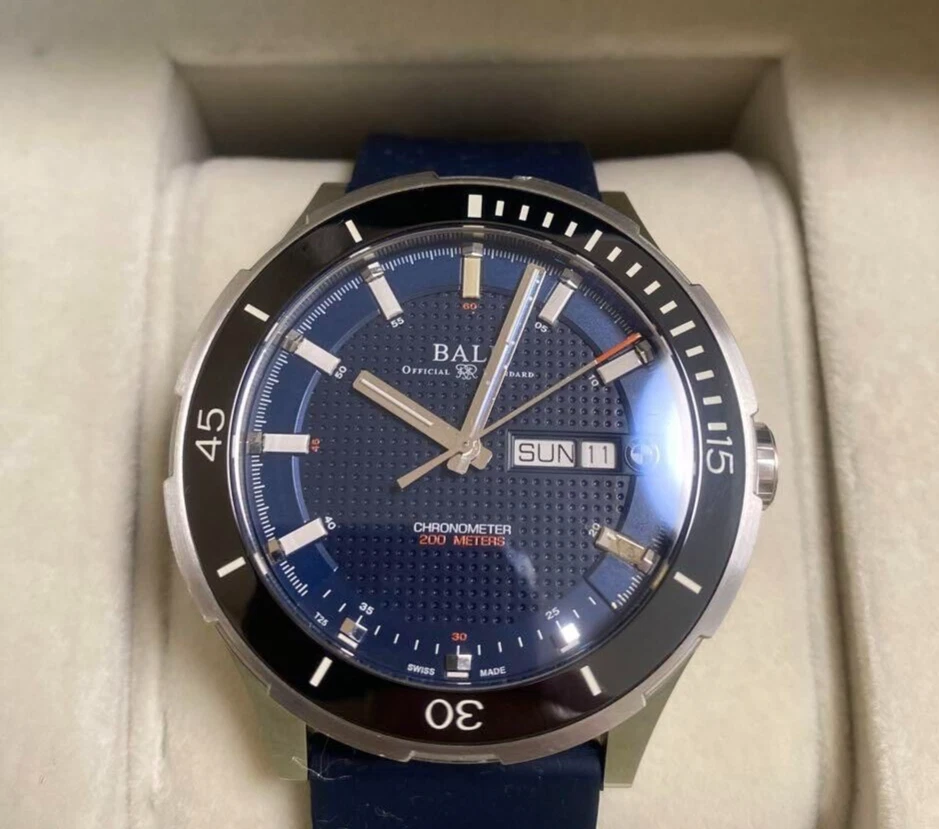 BALL WATCH BMW TIME TREKKER Automatic Men's Watch DM3010B-PCJ-BE Exhibi CaseBack