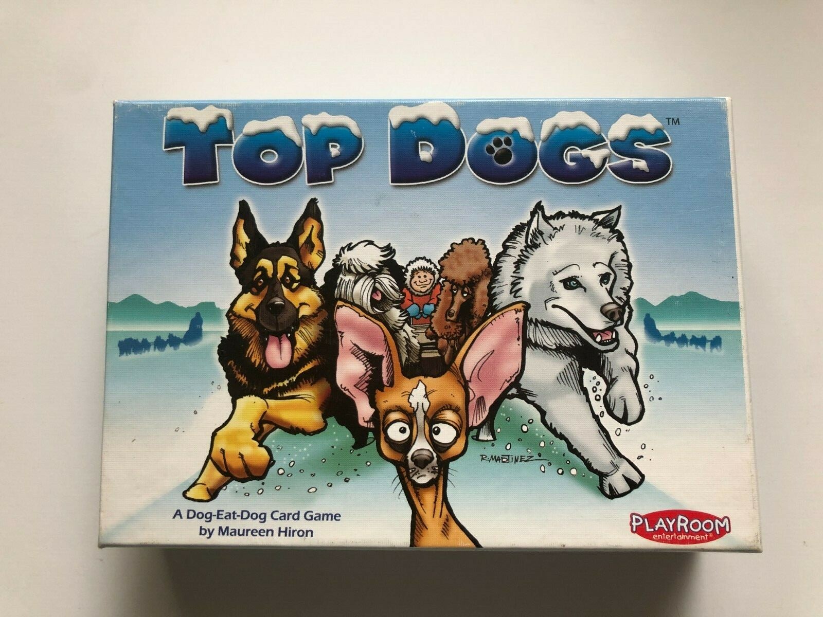 2005 Playroom TOP DOGS A Dog Eat Dog Card Game Alaska Iditarod Dog Sled