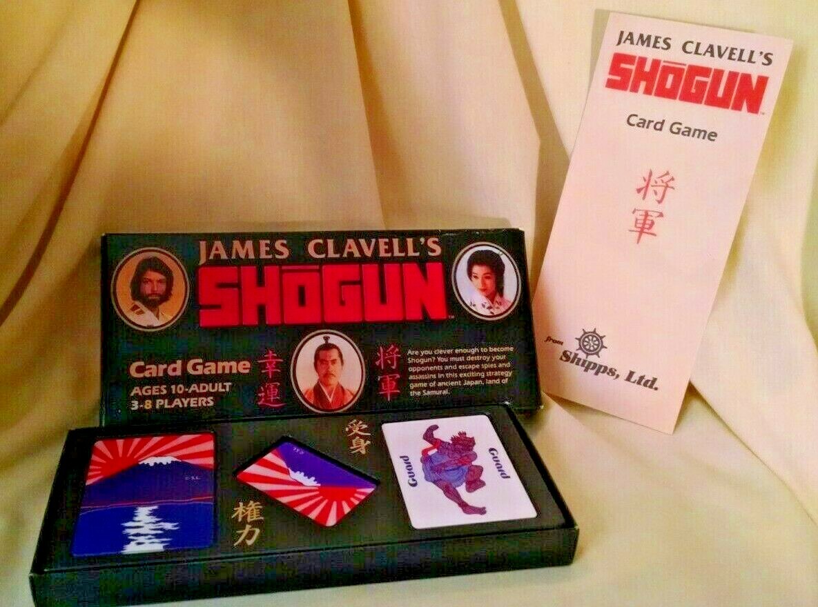 JAMES CLAVELL'S SHOGUN CARD GAME 1983 HOLLY PROD SHIPPS RICHARD  CHAMBERLAIN. 49181835582 | eBay