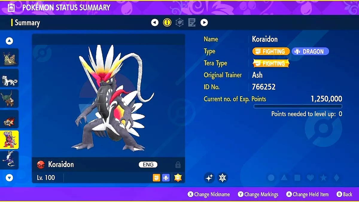 ✨Shiny Legendary Pokemon Shiny Koraidon Max IVs EVs Size Max Ribbons Max  Mark✨