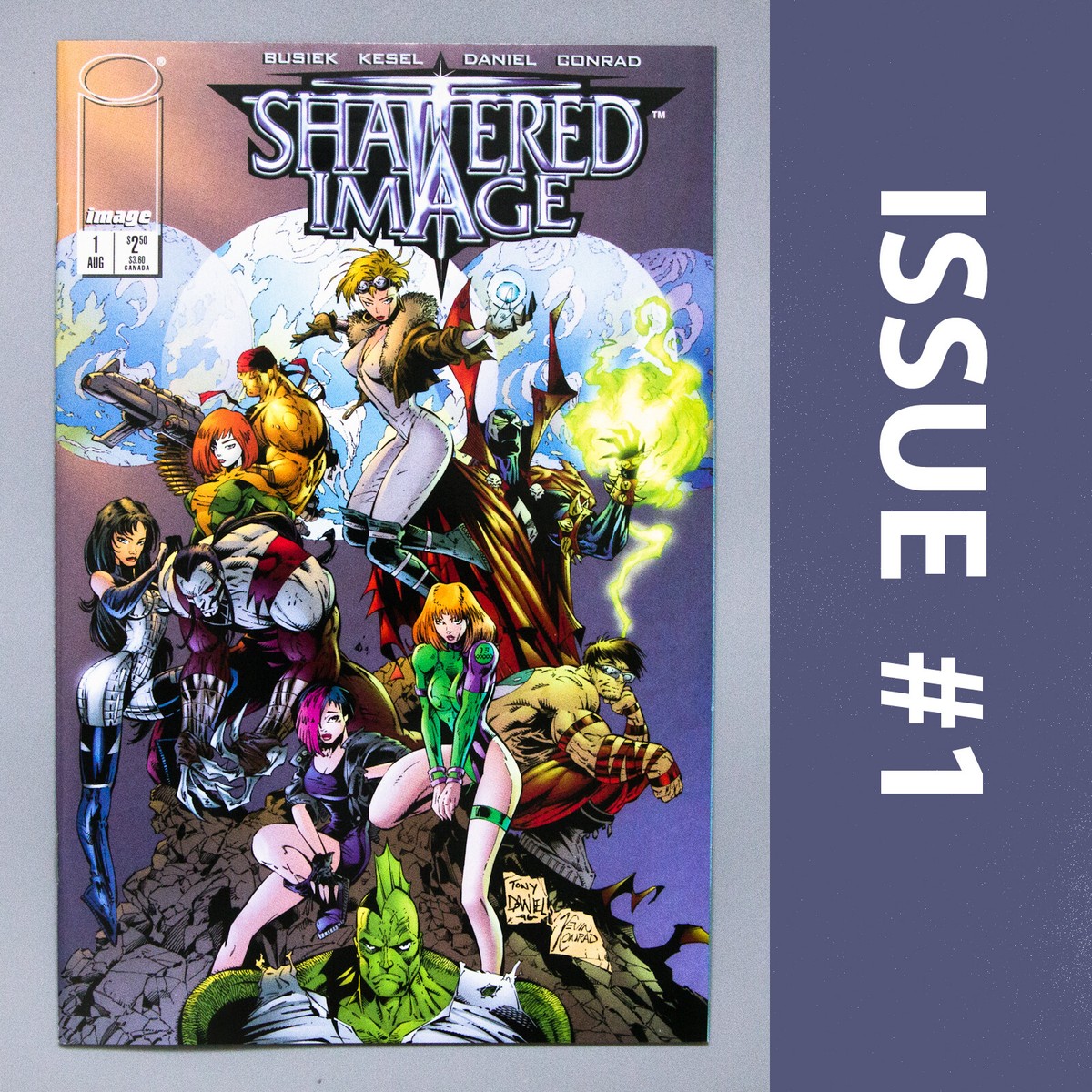 1996 Image Comics SHATTERED IMAGE Issue #1 Comic Book | Limited