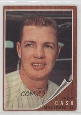 1962 Topps Norm Cash #250 16ez