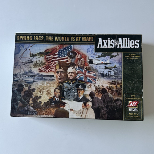 Avalon Hill Axis & Allies Spring 1942 WWII Board Game 12+ 2004 MPN 21328