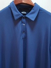 Nike Tiger Woods Collection Polo Shirt Mens XL Blue Dri-Fit Golf Performance