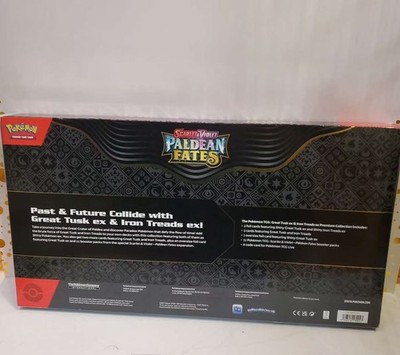Pokemon TCG Paldean Fates Great Tusk Iron Threads ex Premium