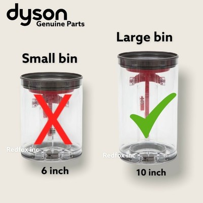NEW Genuine DYSON V10 SV12 Cyclone Animal Absolute Total Clean Clear Dust Bin