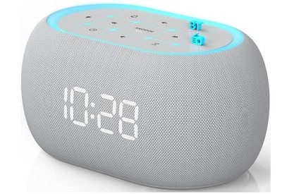 ANJANK Digitaler Radiowecker mit Bluetooth Lautsprecher, 10W Hi-Fi