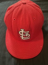 Vintage St Louis Cardinals Baseball Hat Fitted 7 1/8 Made In USA 100% Wool