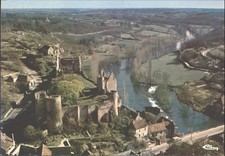 Angles-sur-l'Anglin Vienne France Aerial Feudal Castle Ruins Postcard