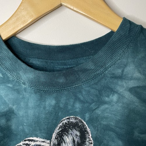 Camiseta De Colección The Mountain Tigre Siberiano Blanco Adulto M Mediana Verde SeaWorld - Imagen 3 de 9
