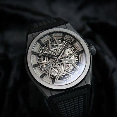 Zenith Defy Classic Black Ceramic Skeleton 49.9000.670/77.R782 - 2022 Full Set