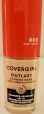 Cover Girl Fair Ivory Outlast Extreme Wear Light Airbrush Finish 30ml  (1 oz)