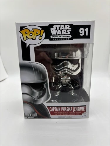 Funko Pop! Vinyl: Star Wars - Captain Phasma - (Chrome Silver) #91