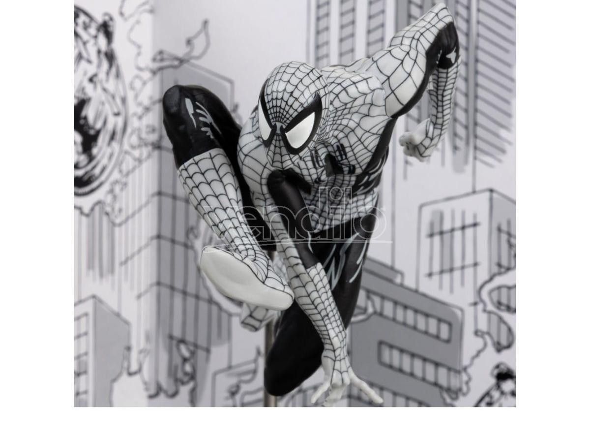 Marvel Collection Pvc Statua 1/10 Spider-man (spider-man -6)(line Art)(gold Labe