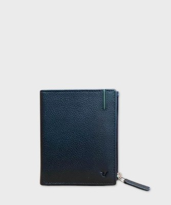 Roncato Liverpool Archive Compact 8cc Wallet & Coin Purse, Black 4110440