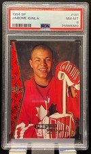 1994 SP Jarome Iginla RC Rookie Card #181 Hockey Hall of Fame HOF PSA 8 NM-MT
