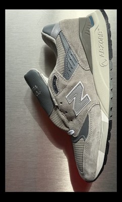 New Balance Men s 998 Grey Pigskin Suede Trainers U998GR 11.5 | Made in USA