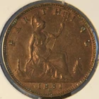 1881 Victoria Farthing — photo from another recent sale