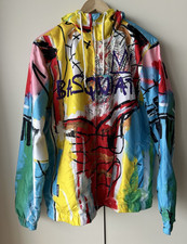 Members Only Jean-Michel Basquiat Windbreaker...
