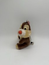 Vintage Chip 'N Dale Plush DALE Disneyland 8" Stuffed Animal Chipmunk 1990s
