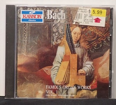 Bach Famous Organ Works Vol 1 - Otto Winter - Pilz  CD  1996
