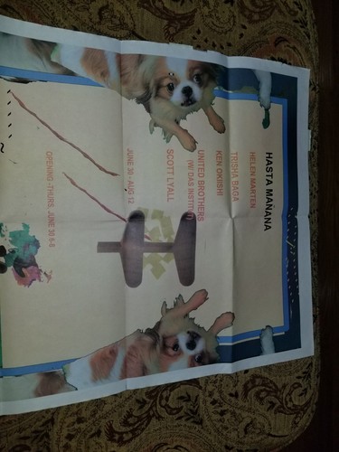 LARGE EXHIBITION POSTER FROM GREENE NAFTALI GALLERY - Picture 11 of 14