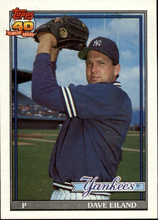 1991 Topps #611 Dave Eiland - BB